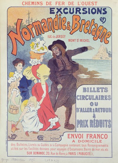 Poster Advertising the Chemin de Fer de l